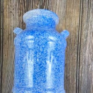 Blue Speckled Vase